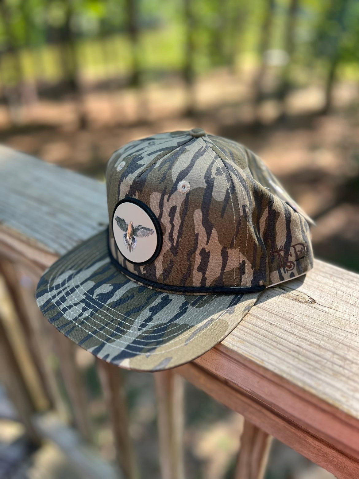 TSD 5 panel Dove Hat in Original Bottomland