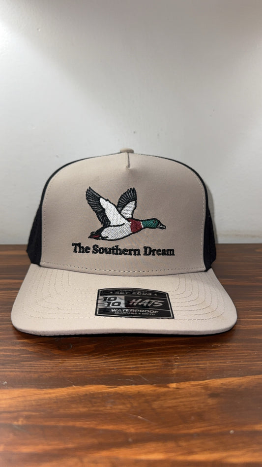 Waterproof Southern Dream Duck in Khaki & Black
