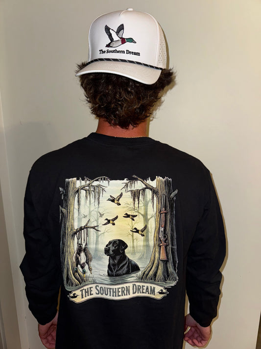 Southern Dream Long Sleeve Hunting in the Timbers Comfort Colors Shirt