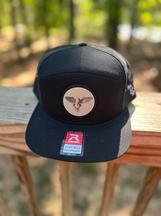 TSD 7 Panel Dove Hat in All Black
